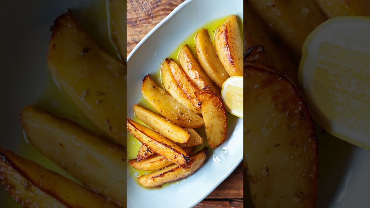 Simple Greek Lemon Potatoes 🍋