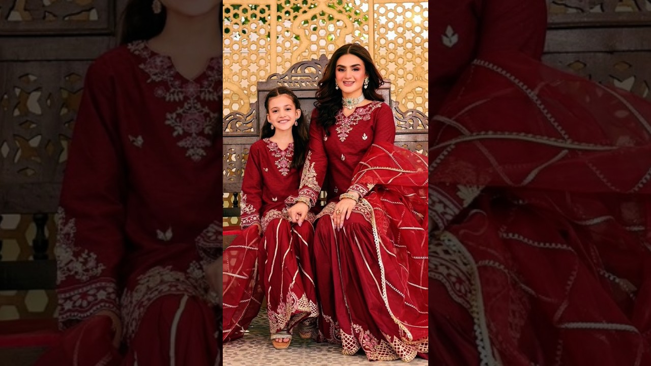 Hira Mani and Her Daughter Rock Matching Eid Outfits! โจ