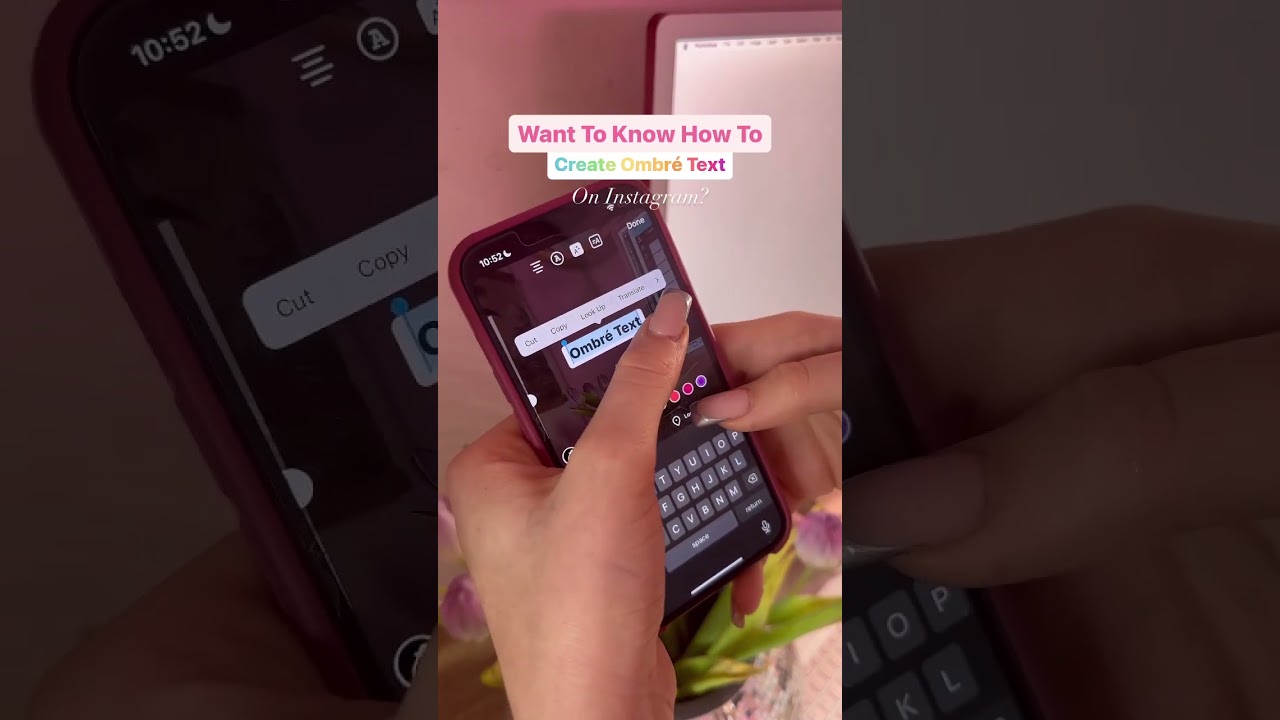 Instagram Stories: Ombre Text Tip ✨