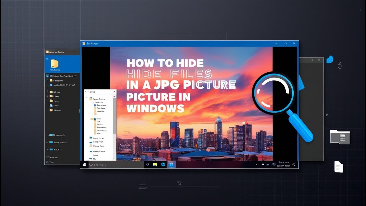 How to Hide Files Inside a JPG on Windows