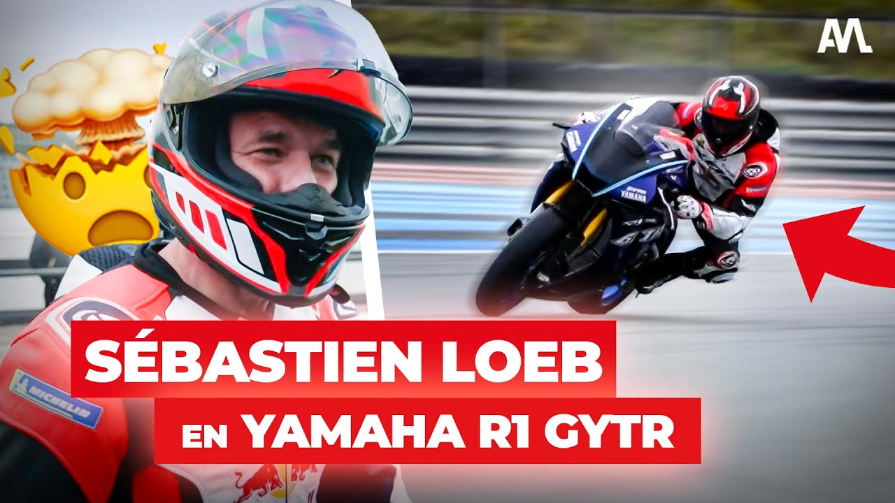 Sébastien Loeb à bloc en Yamaha R1 GYTR !