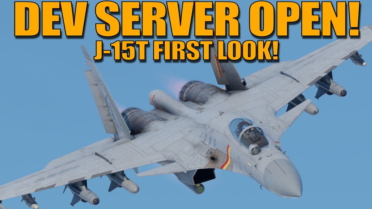 Dev Server Live! First Look at the J-15T ✈️