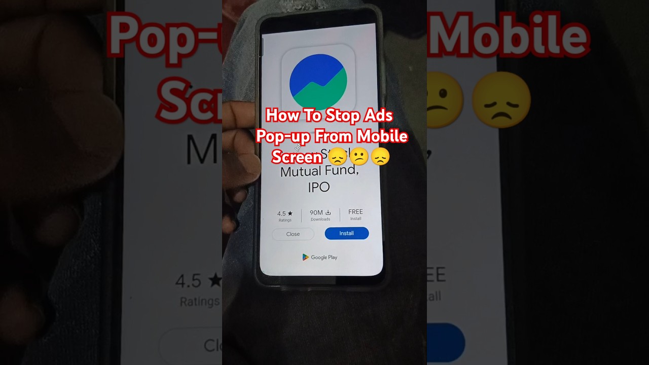 How To Stop Ads Pop-up From Mobile Screen|How To Stop ADS From Mobile Screen#displayads #adtracking