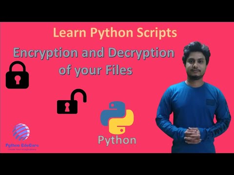 Encryption and Decryption of a file using Python