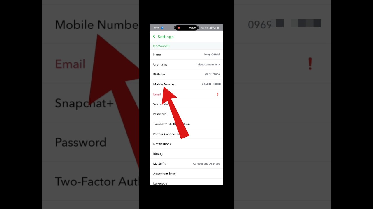 Snapchat Par Number Kaise Badle aur Add Kare 📱