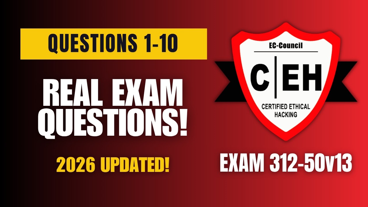 CEH v13 Practice Questions & Exam Prep (2026) 🔍