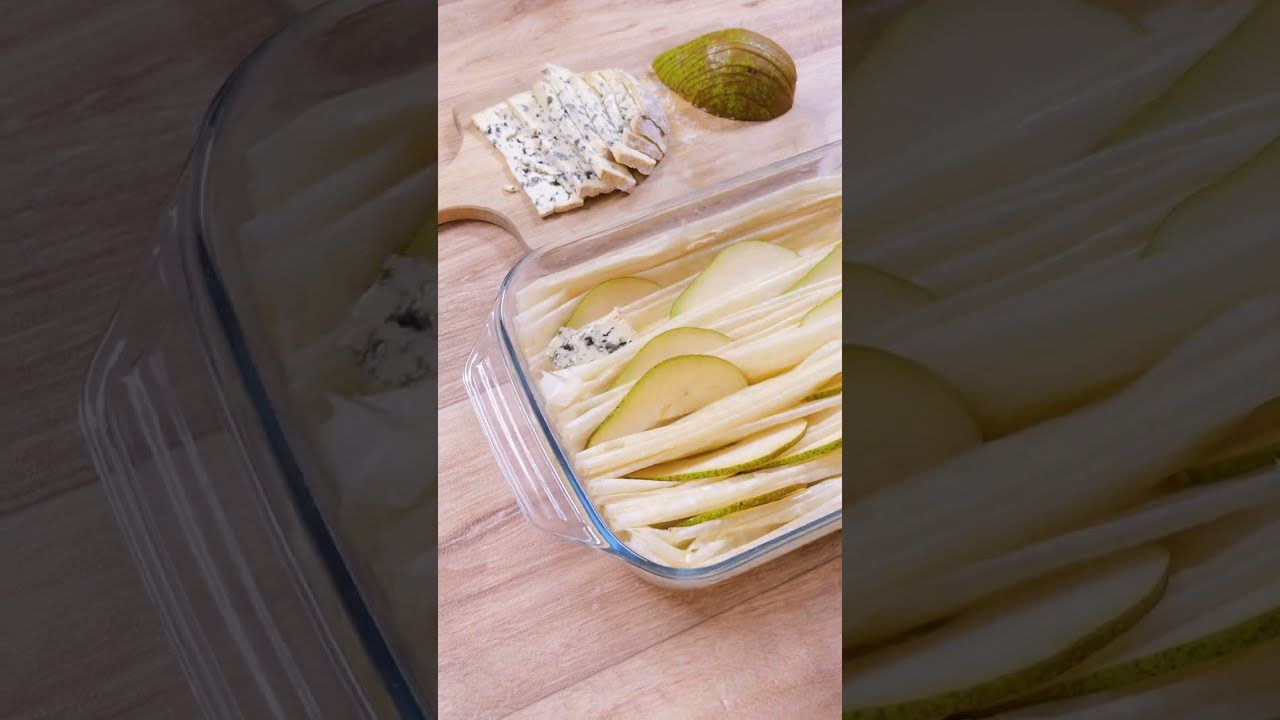 Délicieux Filo Crinkle Cake aux Poires et Fourme d'Ambert 🍐🧀