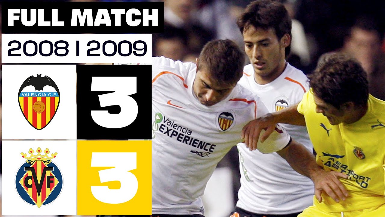 Épico Derbi Valencia vs Villarreal 3-3 | Resumen Completo LaLiga 2008/2009 ⚽