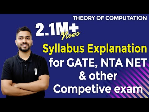 Lec-1: Syllabus of TOC(Theory of Computation) for GATE | UGC NTA NET | Imp Points