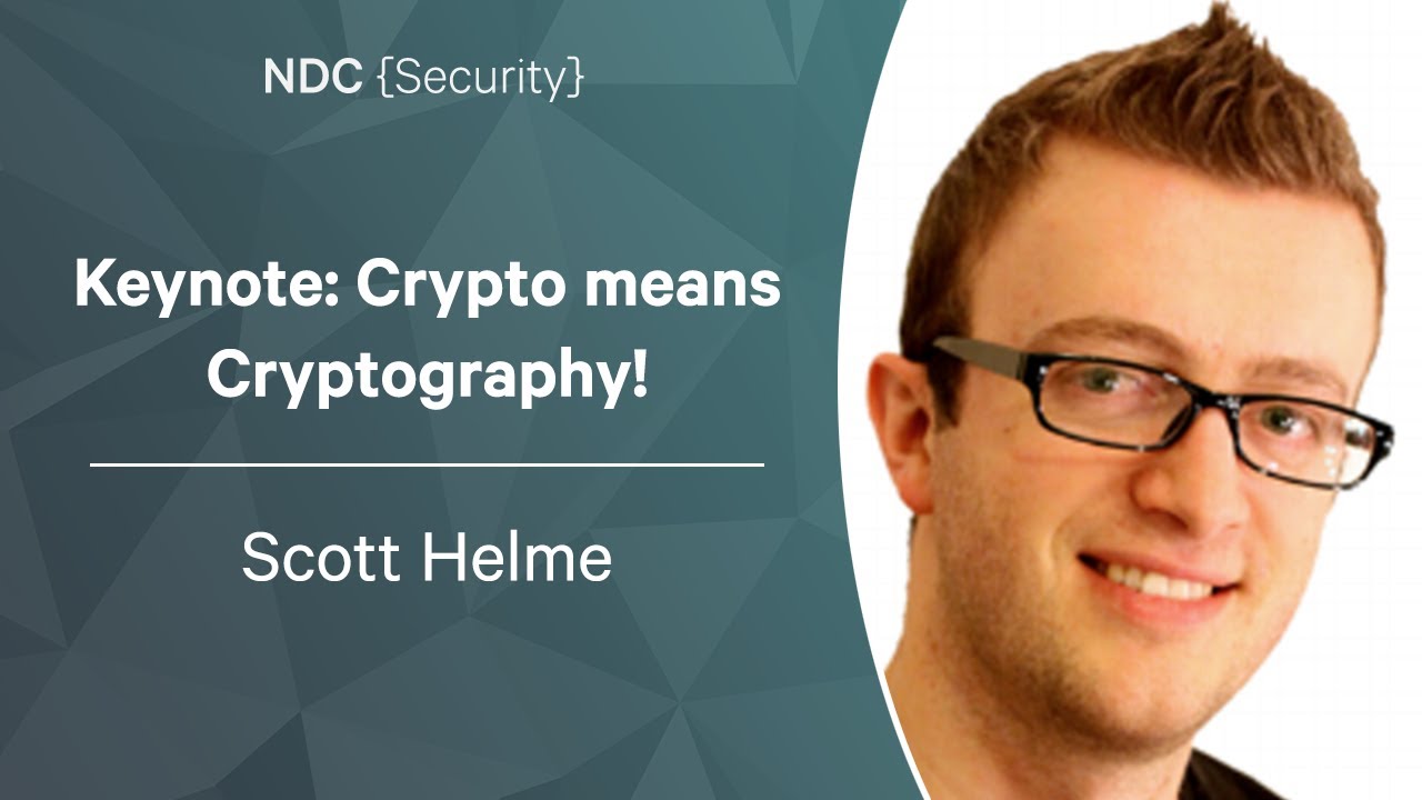 Crypto Means Cryptography! 🛡️ Insights from Scott Helme at NDC Security 2023