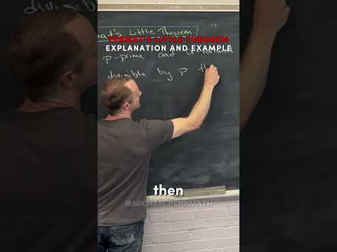Fermat's little theorem -- example