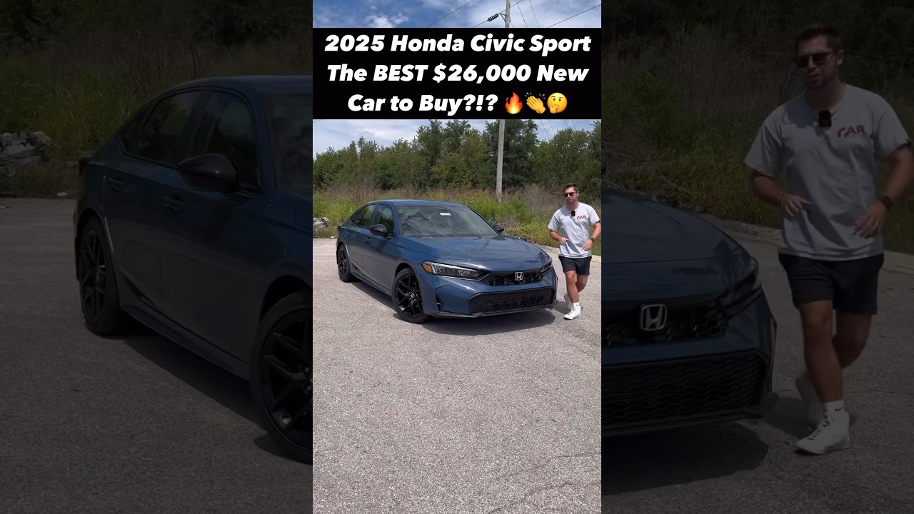 Five Reasons the Refreshed 2025 Honda Civic Sport Might be the BEST Way to Spend $26k!