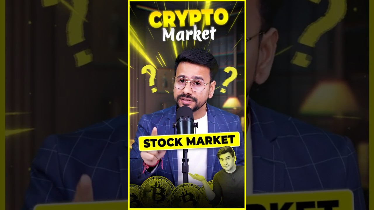 Stock Market vs Crypto Market: Where Should You Invest? π° | Quick Comparison