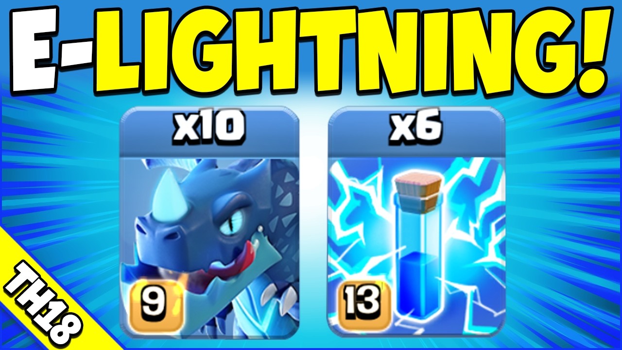 Best Electro Dragon Army for 3 STARS! Easy TH18 Attack Strategy (Clash of Clans)