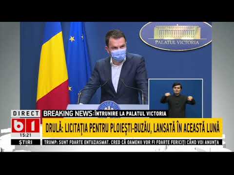 DECLARATII DUPA SEDINTA DE GUVERN MINISTRUL TRANSPORTURILOR, CATALIN DRULA - NOUTATI INFRASTRUCTURA