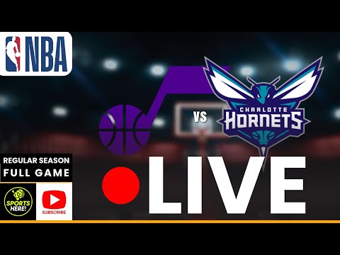 LIVE: Utah Jazz x Charlotte Hornets NBA REAL-TIME PLAYBYPLAY | Regular Season