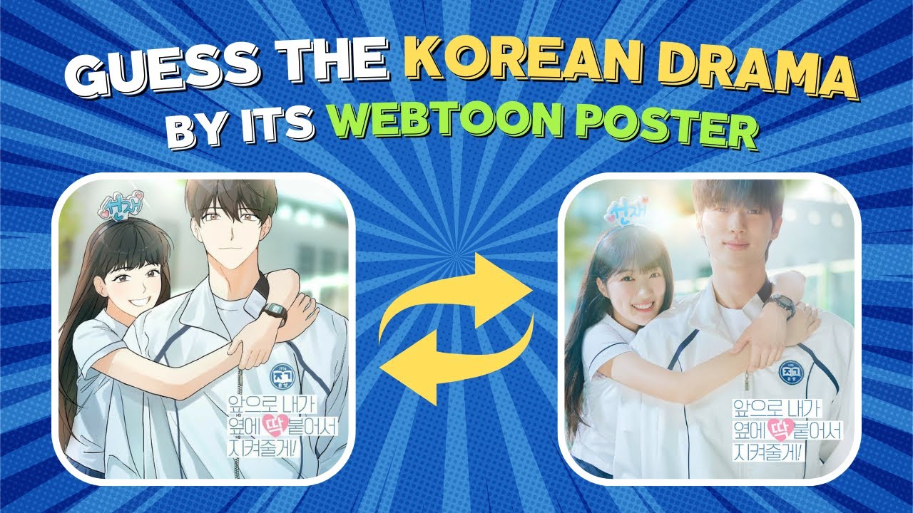 Guess 30 K-Dramas from Webtoon Posters! 🎬