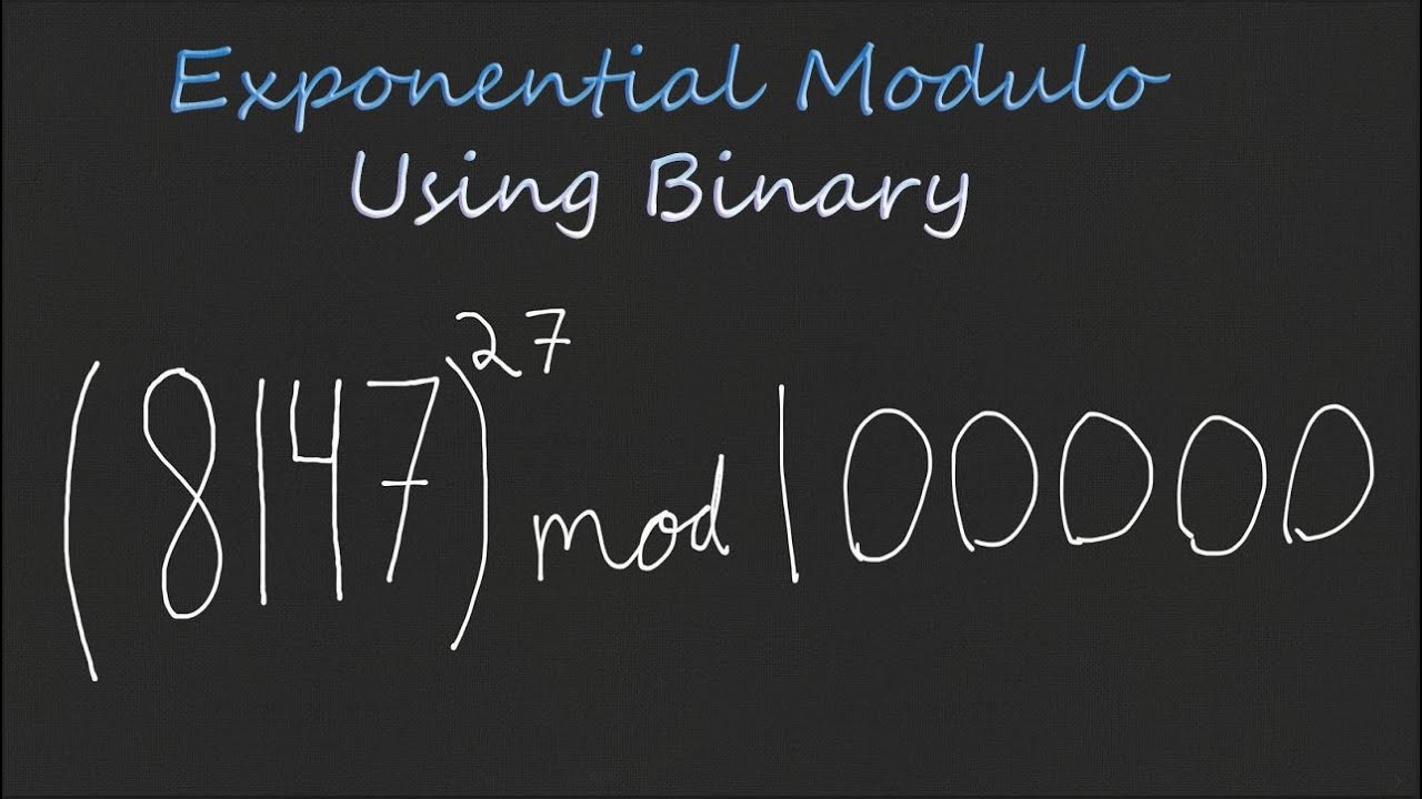 Fast Modular Exponentiation with Binary Method ⚡