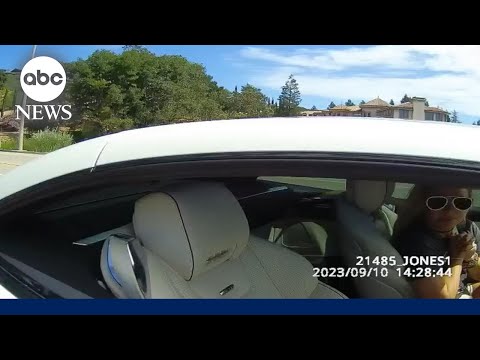 CHP body cam footage shows traffic stop involving Britney Spears