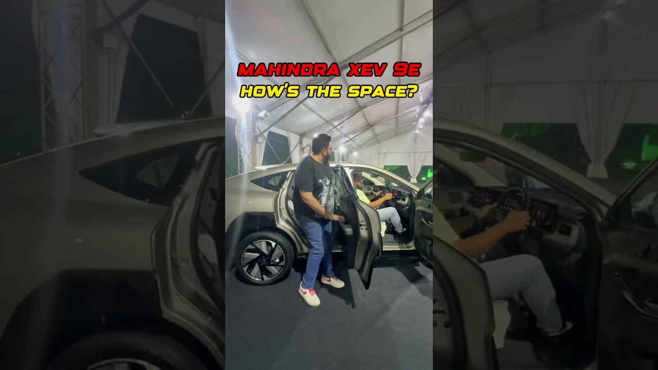 Mahindra XEV 9e - How's the space? #mahindraxev9e
