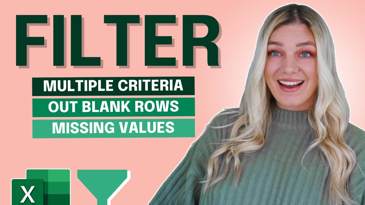 Master Excel's FILTER Function: Multiple Use Cases & Tips 📊