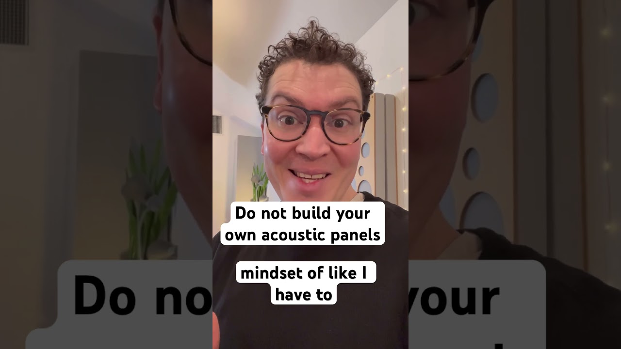 Avoid DIY Acoustic Panels! 🎙️