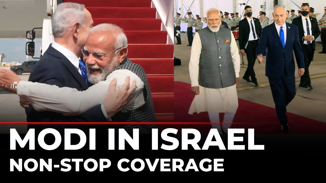 Modi in Israel LIVE: Netanyahu Welcomes Indian PM at Airport | Historic Knesset Speech | US–Iran War