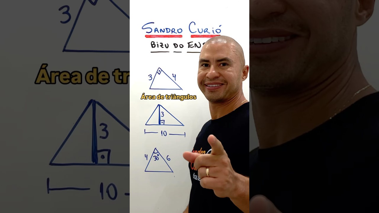 Área de Triângulos 📐 - Inscreva-se e Compartilhe