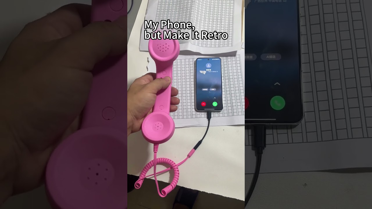 My New Favorite Gadget: Retro Phone Handset 📞
