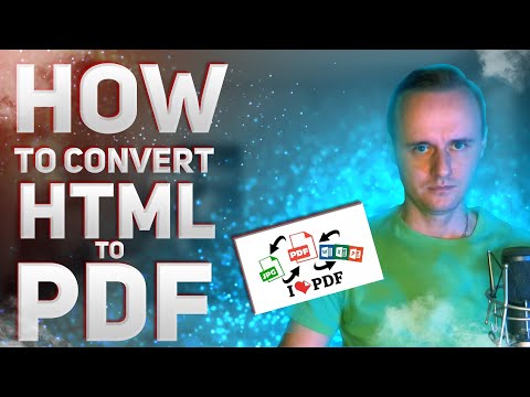 How to convert html to pdf? Convert web pages to PDF documents