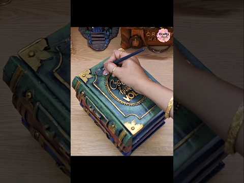 DIY Vintage Book Box | Magical Storage Box from Cardboard