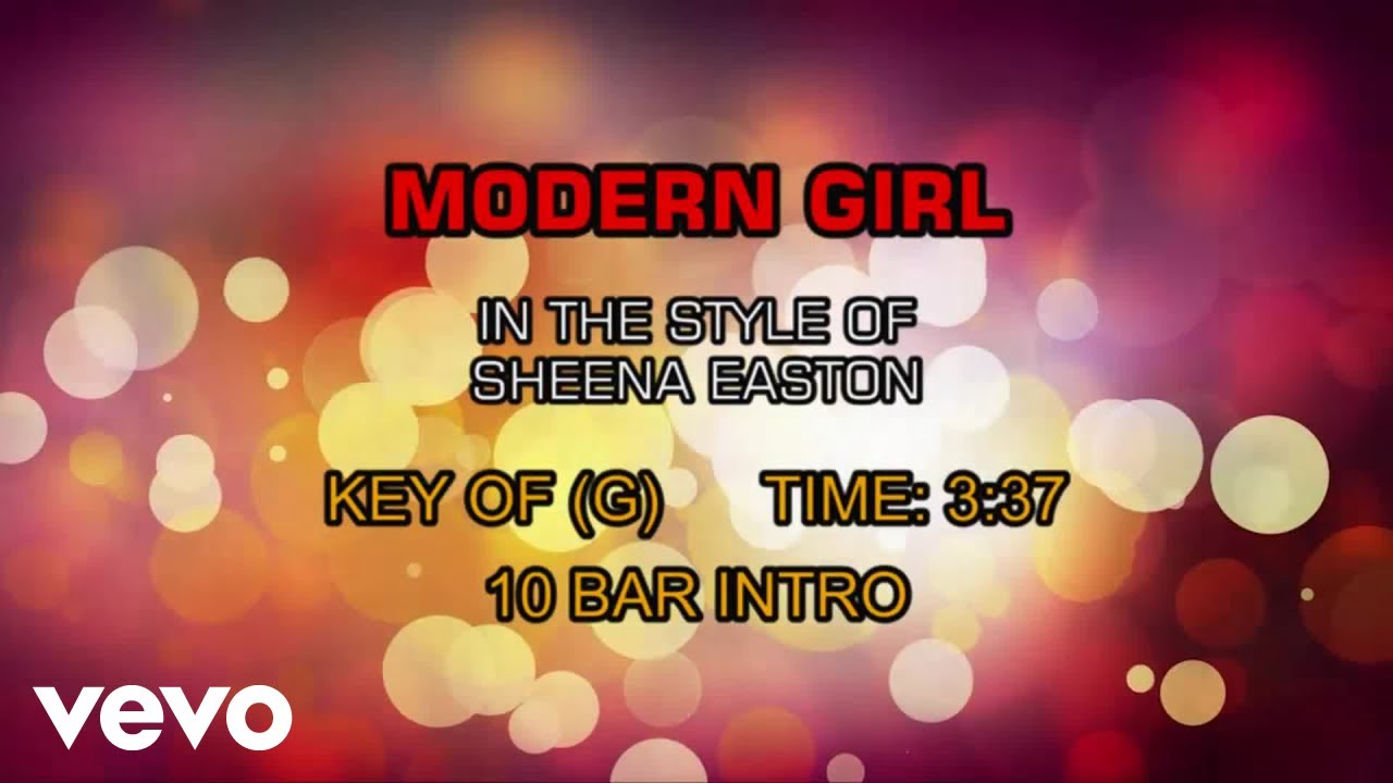 Sheena Easton - Modern Girl (Karaoke)