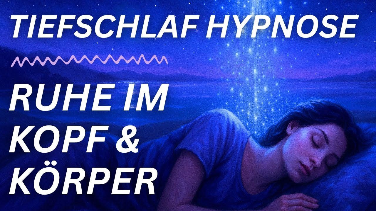 Tiefschlaf-Hypnose gegen Grübeln & Unruhe – Schneller Einschlafen & Entspannung 😴