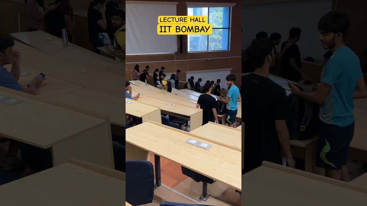 Explore the Iconic Lecture Hall at IIT Bombay 🏫 | Campus Tour & Insights