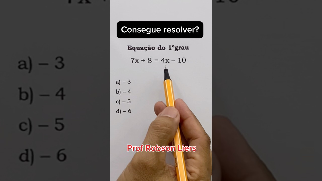 Equação do Primeiro Grau: Aprendizado Eficaz em Matemática