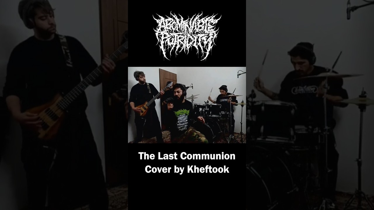 Abominable Putridity - The Last Communion || Cover by Kheftook #deathmetal #brutaldeathmetal #shorts