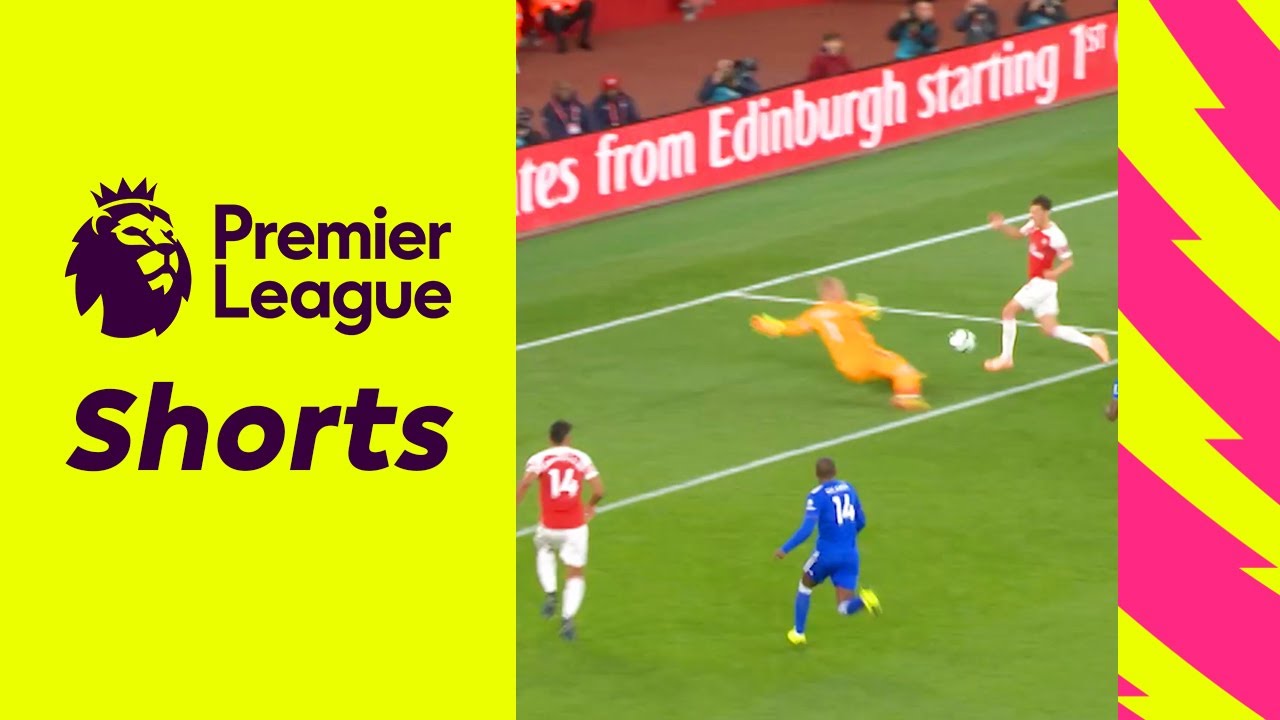 Ozil Sets Up Arsenal Goal vs Leicester ⚽