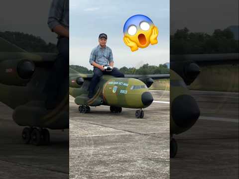 Large RC C160 on an Airborn mission! #rcplane #fpvdrone