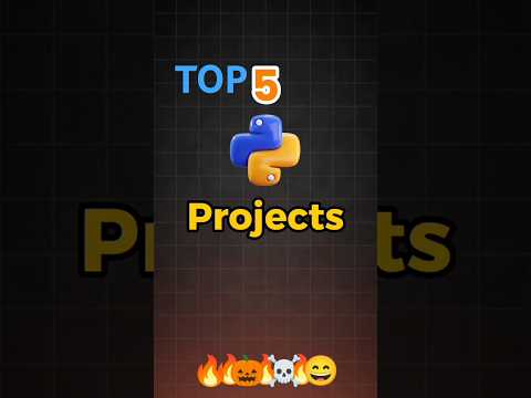Top 5 Python Projects  | 😄 #coding #programming