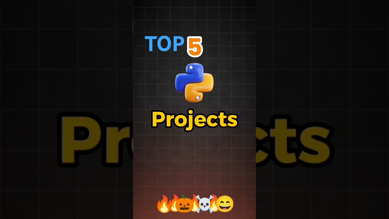 Top 5 Must-Try Python Projects for Students 🚀