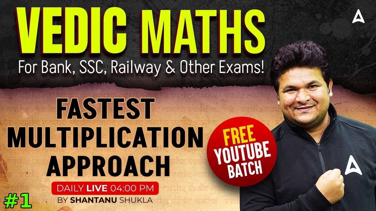 Master Vedic Maths: Speedy Multiplication Tricks for All Exams ๐ | Shantanu Shukla