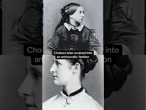 The interesting history of chokers #history #art