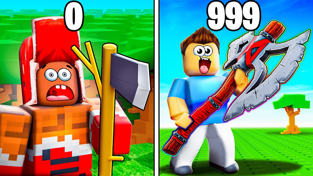 Заработай 1М$ в Roblox, срубая лес 🌳