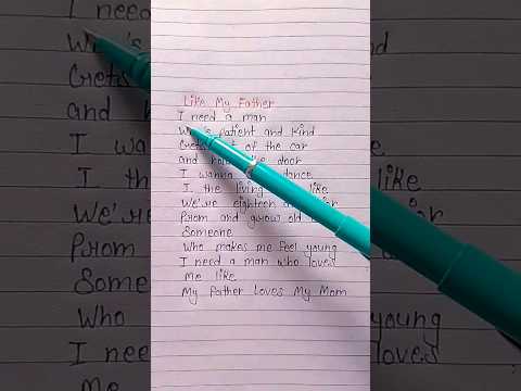 Like My Father❤️~Jax Lyrics #luckybabemeghu #lyrics #jax