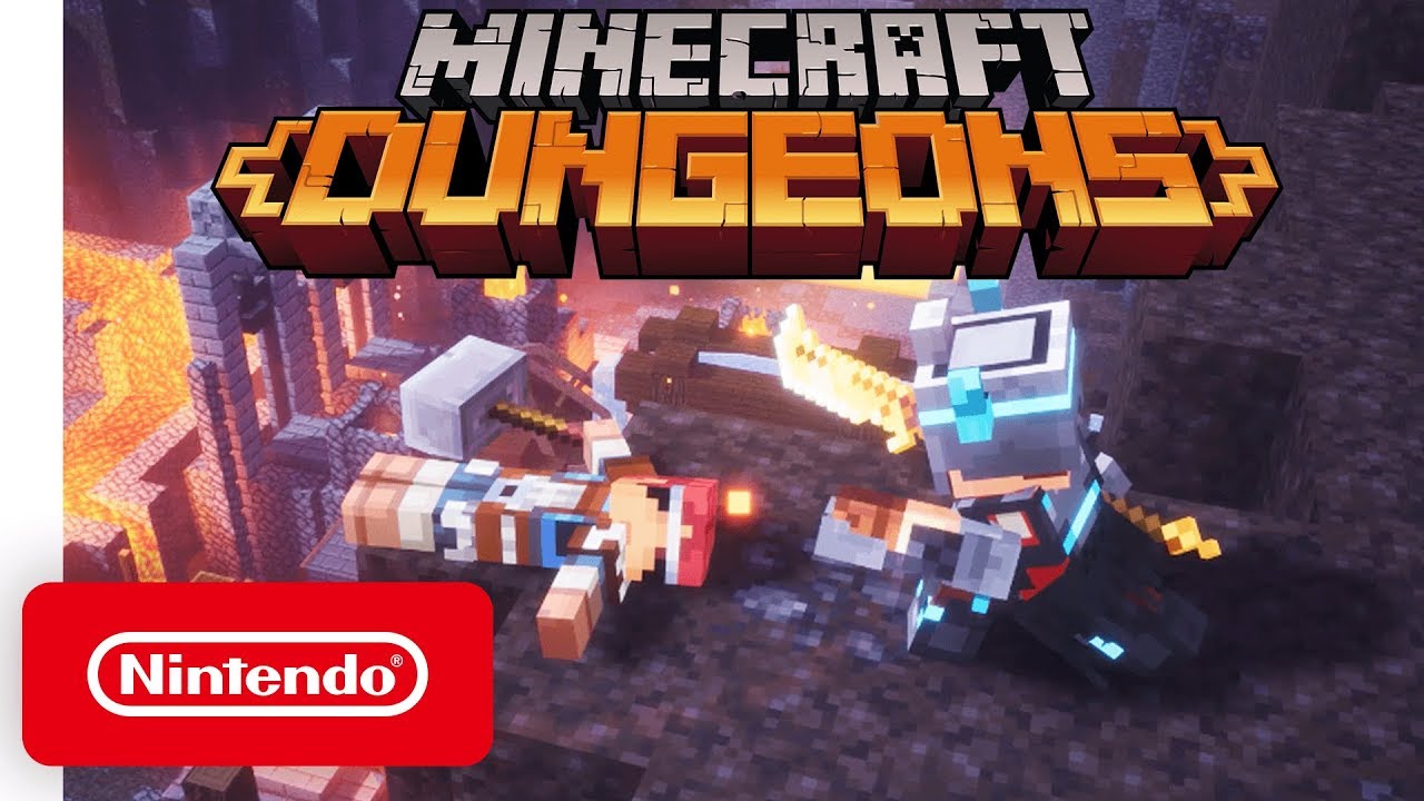 Minecraft Dungeons Switch Trailer: Epic Dungeon Crawler Adventure! 🎮
