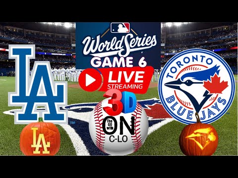 🔴Los Angeles Dodgers vs Toronto Blue Jays.World Series Game 6 Live MLB⚾Play by Play 3D Presentation