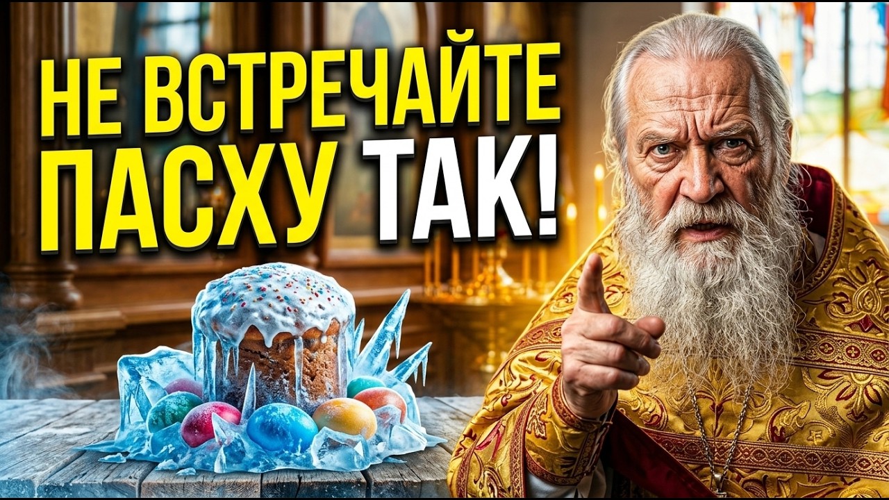 Пасха 2026: опасность и советы батюшки ✝️