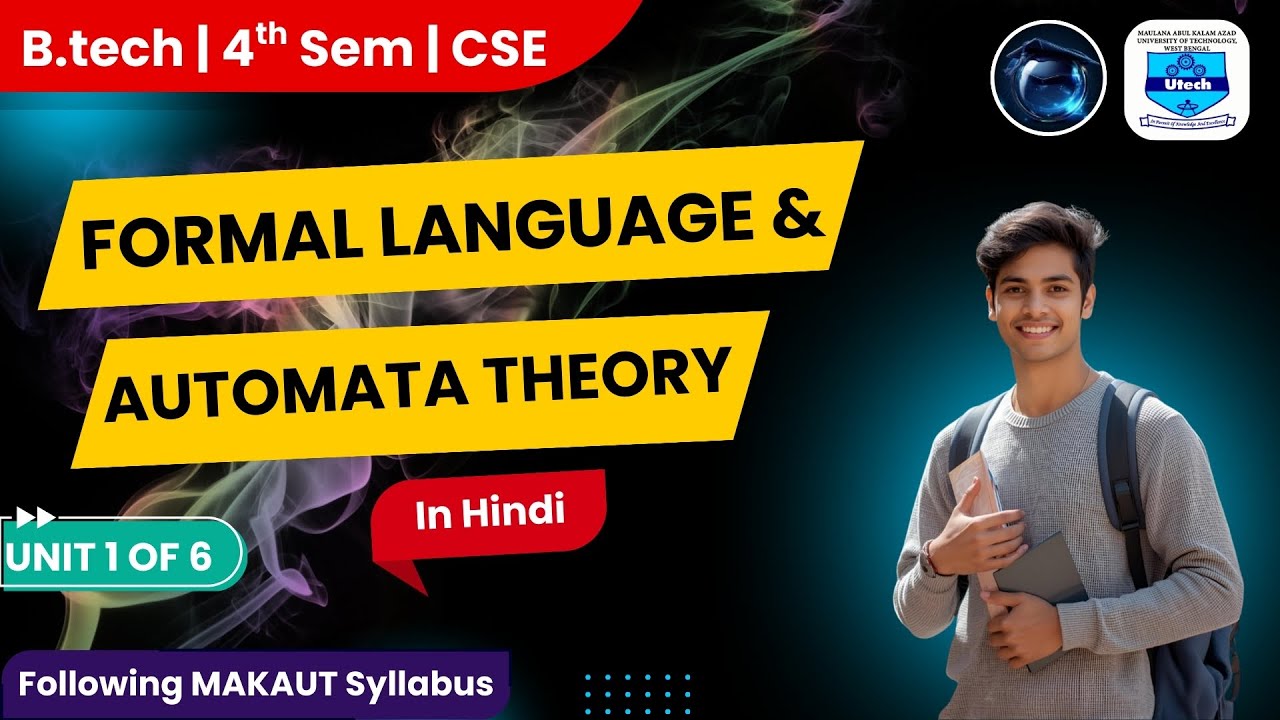 CSE 4th Sem |Formal Language & Automata Theory| Unit 1 Introduction| Hindi