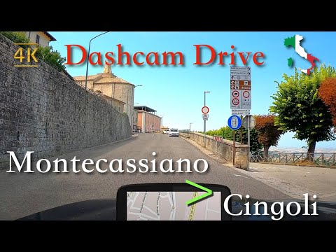 Scenic Drive (Marche), Italy [Montecassiano ⩾ Cingoli] July 2022 | ⛅