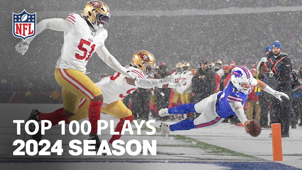 Top 100 Plays of the 2024 NFL Season